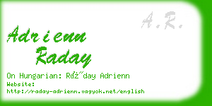 adrienn raday business card